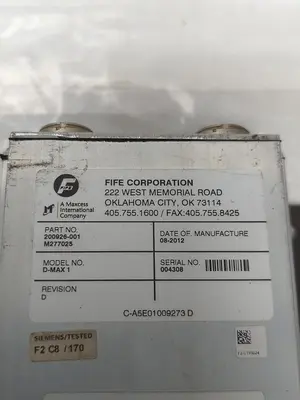 Used FIFE 200926-001 Industrial Controls | Surplus Asset Holdings #1221595