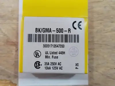 USED BUSSMANN BK/GMA-500-R