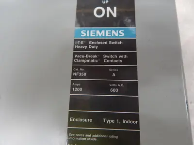 Used SIEMENS SN-428L Switchgears Texas US | Aucto #1308501
