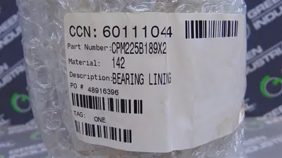 Ingersoll Rand CPM 225B189X2 Bearing Lining 60111044 New