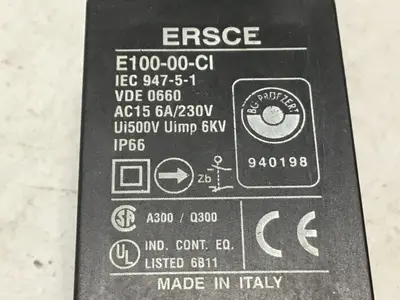 USED ERSCE E100-00-CI