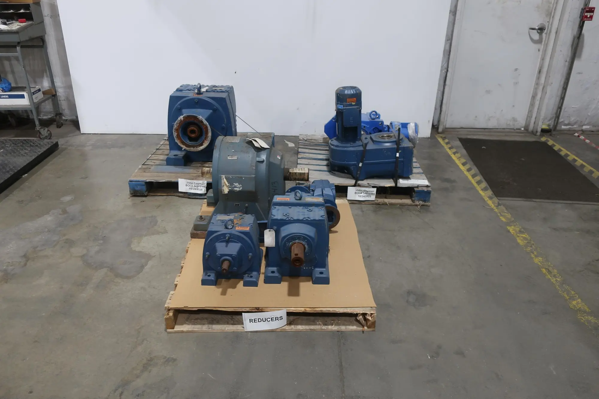 3 PALLETS OF ASSORTED GEAR REDUCERS