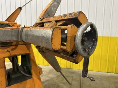 2500 LBS X 12" COOPER WEYMOUTH DOUBLE END PULL-OFF COIL REEL UNCOILER: STOCK #22618