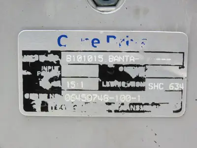 Cone Drive B101015 Worm Gearbox 15:1 Reducer 117rpm RH Output