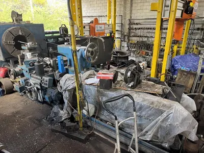 36” x 120” Broadbent Hollow Spindle Engine Lathe