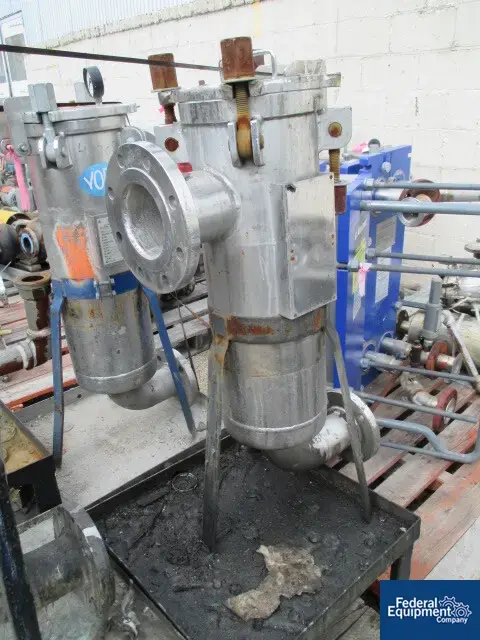 USED York-Shipley 8" YORK BASKET FILTER, S/S, 150#