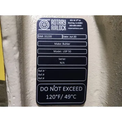 Used BUHLER USP 50 Valves/Fittings West Virginia US | JM Industrial #1517835