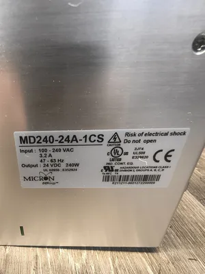Used MICRON MD240-24A-1CS Power Supplies South Carolina US | ESS Industrial Equipment Sales #1494210