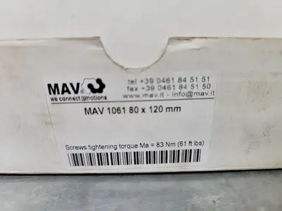 80 x 120 mm Locking Assembly/Keyless Bushing 1061