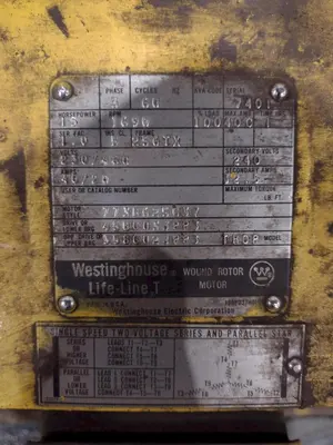 5 TON CONCO HEAVY DUTY OVERHEAD CRANE HOIST: STOCK #20380