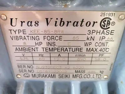 USED 2018 VIBRAMECH H1-36-18