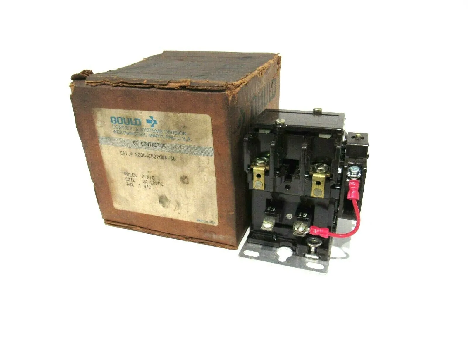 NEW GOULD 2200-EB220JA-56 DC CONTACTOR 2200EB220JA56