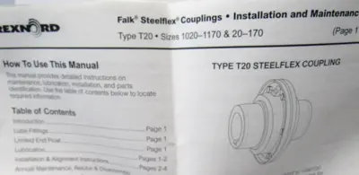 NEW REXNORD TYPE T20 STEELFLEX COUPLING