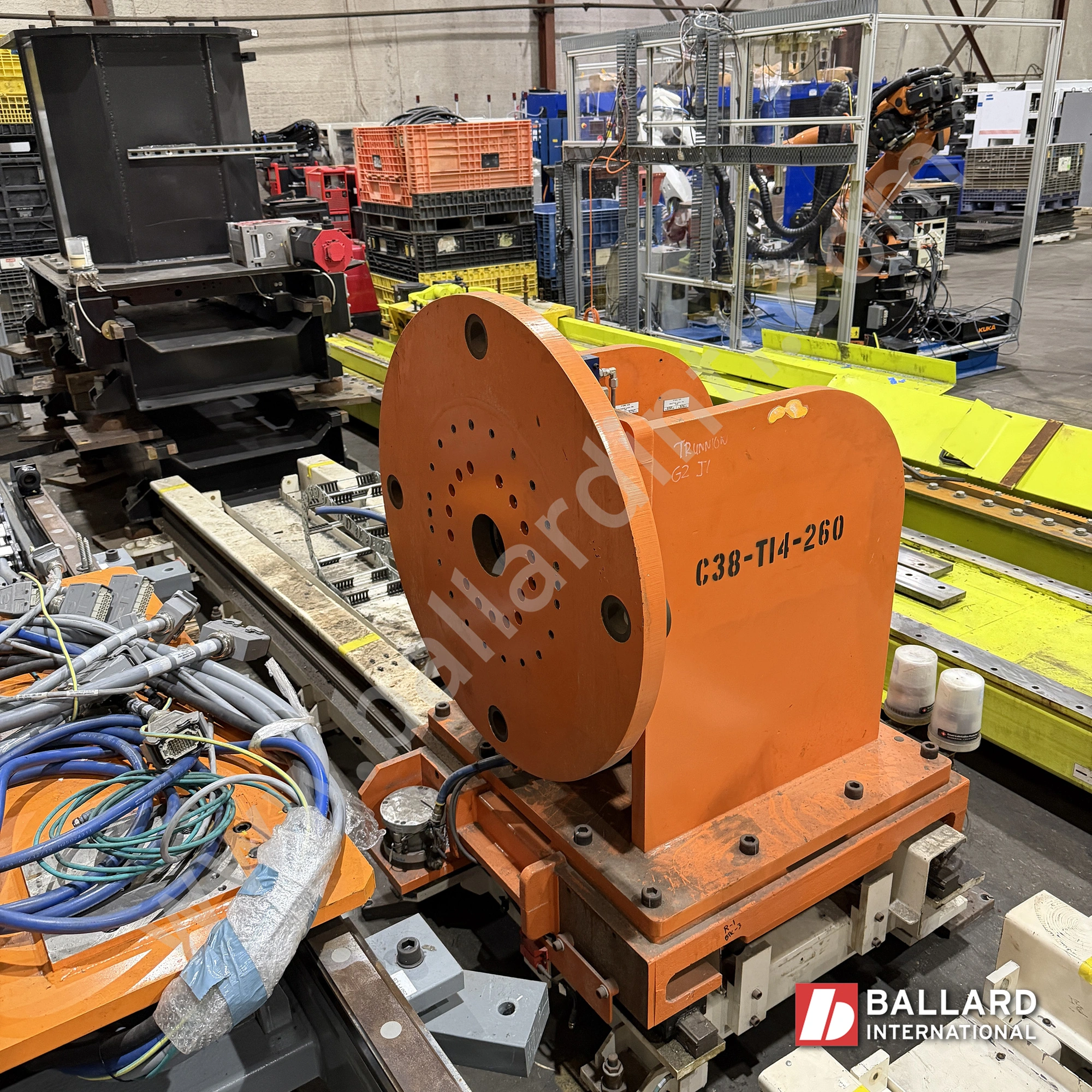 7th/8th Axis Lincoln Positioner with Linear Rail – 3 Meter