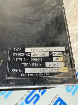 FUJI ELECTRIC FVR110G5S-2 Electrical/PLC/Automation | ESS Industrial Equipment Sales (8)