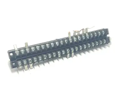 USED BELDEN 40 SLOT TERMINAL STRIP, 40 PIN MALE CONNECTOR