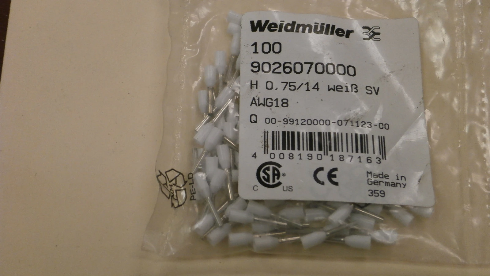 NEW Weidmuller 9026070000
