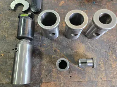 USED WELDON END MILL SHARPENING FIXTURE