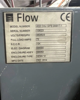 2014 FLOW MACH 3 4020B Waterjet Cutters | Bayou Machinery (5)