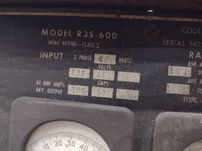 USED LINCOLN R3S-600INPUT 230/460OUTPUT 100/50 AMPS