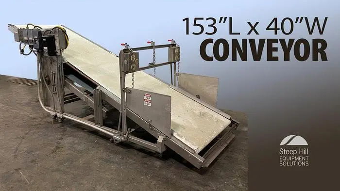 13ft Long Incline Conveyor