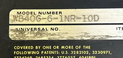 New | in-Stock UNIVERAL FLOW MONITORS WB40G-6-1NR-10D Indicators Ohio US | Surplus Asset Holdings #1237719