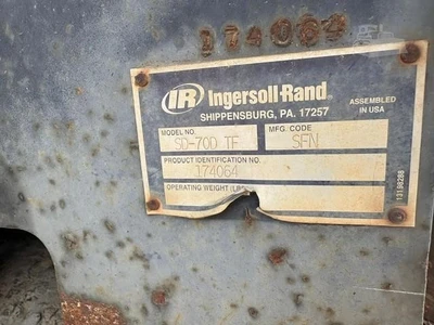 Used 2005 INGERSOLL-RAND SD70D Single Drum Rollers North Carolina US | Southeastern Equipment Corp #1467766