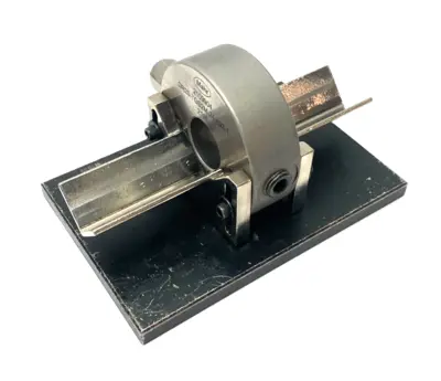 Used MAHR DIMENSIONAIR 2-JET AIR RING GAUGE W/ GUIDE CHUTES & BASE PLATE Air Gages Michigan US | Maverick Industrial Sales #1123062