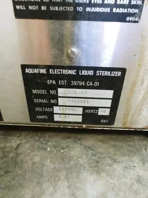 USED AQUAFINE CSL-6R