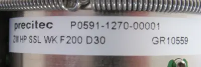 NEW PRECITEC P0591-1270-00001 LENS ASSEMBLY ZM-HP-SSL-WK-F200-D30 P0591127000001