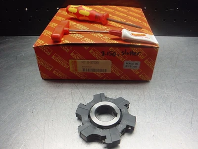 Sandvik 3.15" Slot Milling Cutter 1" Arbor 0.394"-.472" N331.32-080T25EM (LOC30)