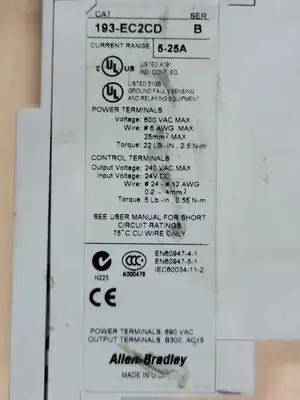 USED ALLEN-BRADLEY 193-EC2CD