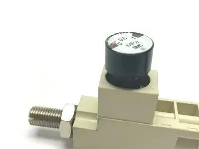 SV2000-00-P | SMC  Solenoid Valve Regulator With Gauge - Used