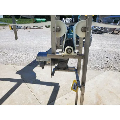 Used 16' W x 10' Long Stainless Steel Sanitary Plastic Link Belt Conveyor