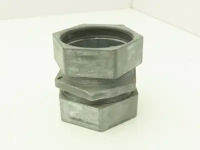 Halex 63625 2-1/2" EMT Compression Coupling Rigid Conduit Aluminum Lot of 12