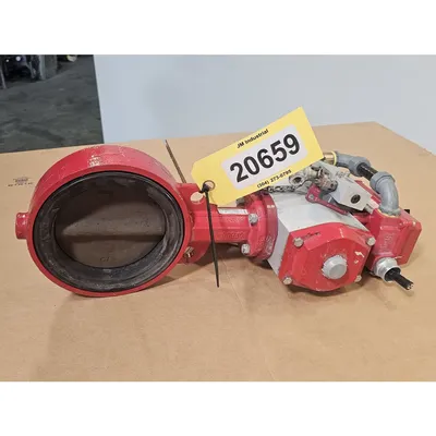 Used  Bray 6" Dia. Series 30 Resilient Seated Wafer Butterfly Valve