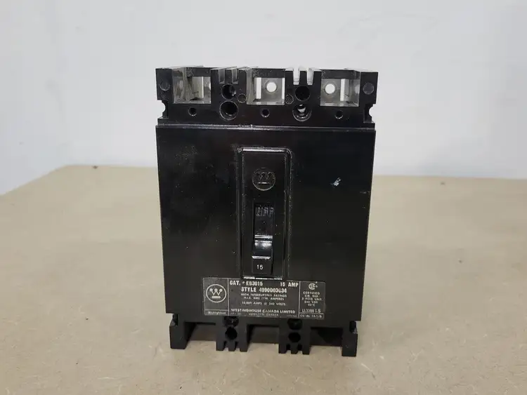 Used WESTINGHOUSE EB3015 Switchgears British Columbia CA | Lenmark #239784