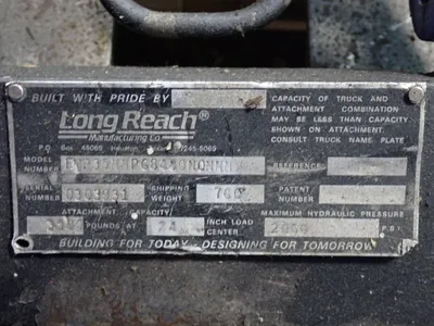 USED LONG REACH MANUFACTURING CO. FNP35NNPG84ONONNN
