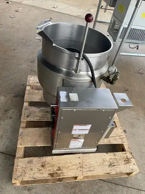 Used Vulcan Used 2021 Vulcan K12ETT 12 Gallon Tilting Electric Steam Jacketed Kettle 480V 3PH - TH2 Cooking Kettles Illinois US | Falcon Restaurant Supply #1374930