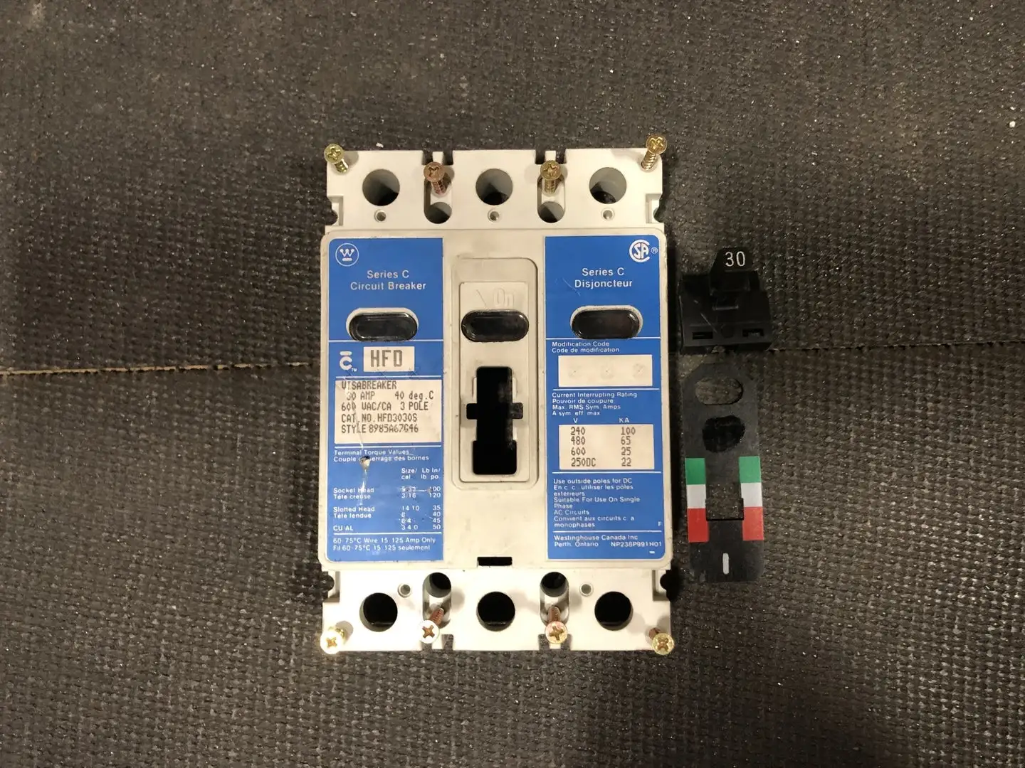 USED CUTLER-HAMMER MHDF3