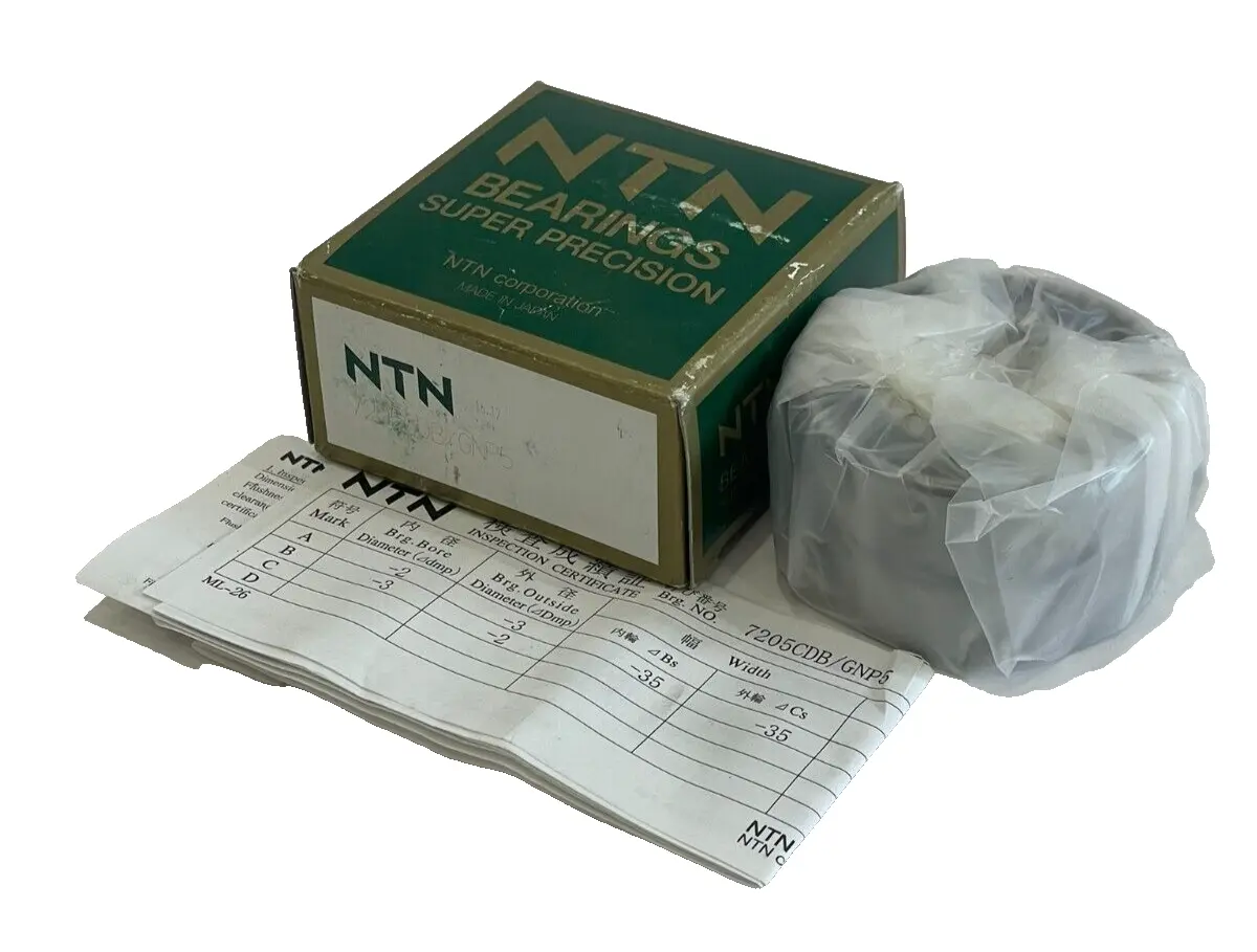 NEW NTN 7205CDB/GNP5 SUPER PRECISION BEARING SET 7205CDBGNP5