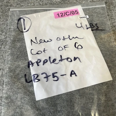 New | in-Stock Appleton LB75-A Misc Electrical & Power Parts California US | Davliegogo LLC #1720041