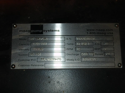 Used _UNKNOWN_ _UNKNOWN_ Down Stream - Gear Pumps Georgia US | Harrell Machinery Sales Inc #1298759
