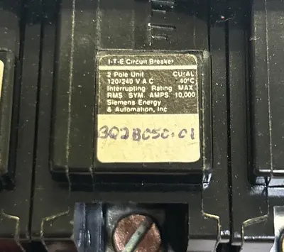USED ITE BQ2B050