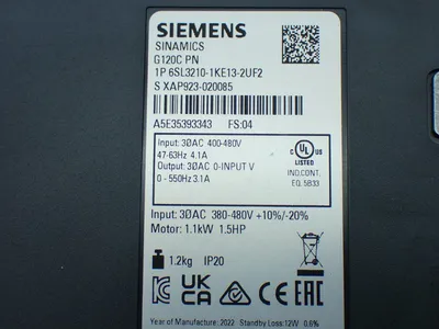 New | in-Stock SIEMENS 6SL32101KE132UF2 Variable Speed Drives Ohio US | HGR 24 #1069605