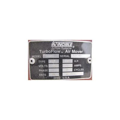NEW INVINCIBLE AIRFLOW SYSTEMS 75091
