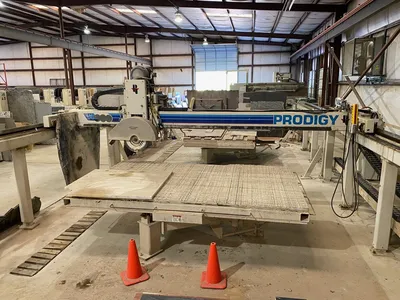 1993 PARK INDUSTRIES Prodigy Dual-Table Bridge Saws | STONE EQUIPMENT WAREHOUSE (1)