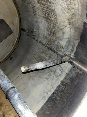 1,250L S/S Enclosed JKTD Vertical Contra Rotational Mixing Tank