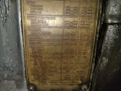 1955 SOUTH BEND LATHE CL 1BT Manual Lathes | MD Equipment Services LLC (15)