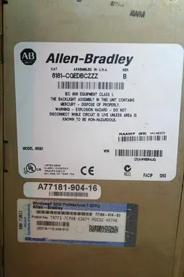 USED ALLEN BRADLEY 6181-IGDCBCZZZ SER B